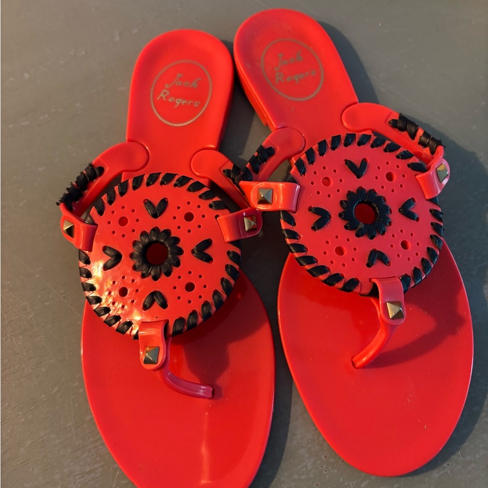 Jack Rogers Hot Pink Sandals